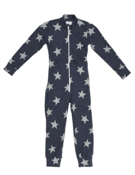 Комбинезон-пижама на молнии легкий "Звезды" ЛКМД-БК-ЗВЕЗД (размер 116) - Пижамы - интернет гипермаркет детской одежды Смартордер